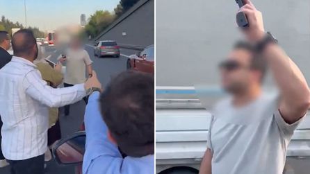 Sivil polis iddiasıyla trafikte gerilim, havaya ateş açıldı