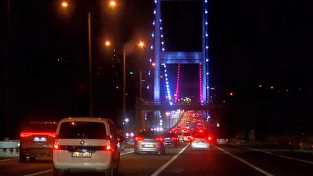 İstanbul'da Kurban Bayramı dönüş yolculuğunda köprülerde yoğunluk