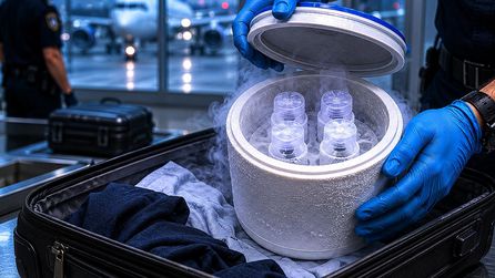 Havalimanında embriyo bulgusu, soruşturma başlatıldı