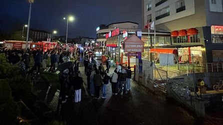 Kayseri'de öğrenci yurdunda çıkan yangın nedeniyle tahliye gerçekleştirildi