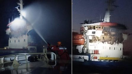 Türk yük gemisi Karadeniz'de insansız hava aracı saldırısına uğradı