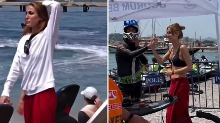Çağla Şıkel, Oğlu Kuzey'in Şampiyonasında Duygusal Anlar Yaşadı