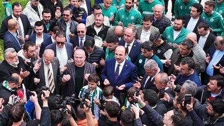 Konyaspor, Ziraat Türkiye Kupası Finali için Antalya'ya Uğurlandı