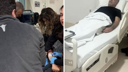 Haluk Levent, yolculuk sırasında hastaneye kaldırıldı