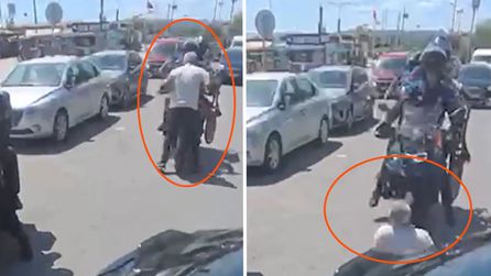 Zabıta ekiplerinin müdahalesi sonucu seyyar satıcı yaralandı