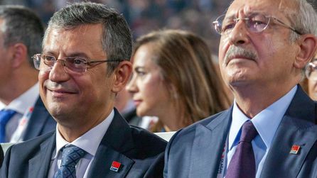 Özgür Özel, İYİ Parti Genel Merkezi'nde mesajlarını iletti
