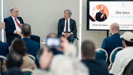 Erhan Afyoncu Tunus'ta Türk-Tunus Ortak Mirası Konferansında Konuştu