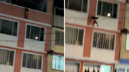 Kolombiya'da 2 yaşındaki bebek 3. kattan düştü