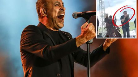 Haluk Levent Tokat'ta konser verirken sağlık sorunu yaşadı