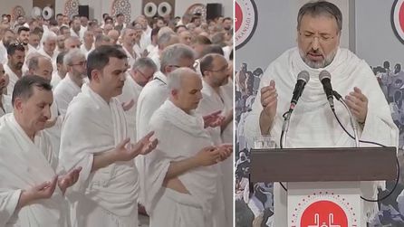 Hacı adayları Arafat'ta toplandı, Diyanet'ten Vakfe duası yapıldı