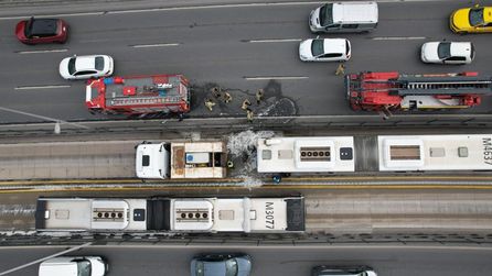 İstanbul Avcılar'da metrobüste yangın paniği yaşandı