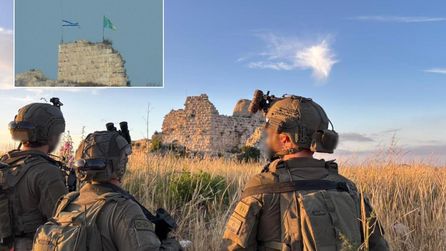 İsrail Beaufort Sırtı'nı ele geçirdi, bayrak dikildi