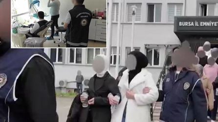 Sahte belgeyle muayene yapan doktorlar yakalandı