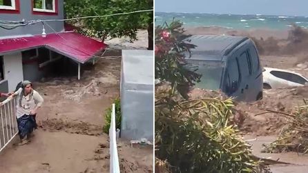 Hatay ve Osmaniye'de şiddetli sağanak sel ve hasara neden oldu