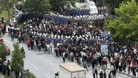 İstanbul Bilgi Üniversitesi'nde protesto eylemleri ve polis müdahalesi