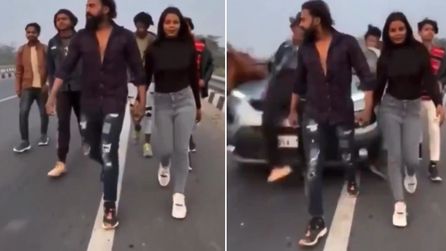 Hindistan'da TikTok videosu çekerken kaza geçiren grup
