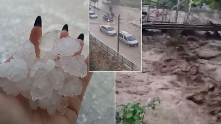 Hatay ve Osmaniye'de sağanak yağışlar su baskınlarına neden oldu