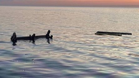 Ege Denizi'nde Türk mürettebat bulunan kargo gemisi battı