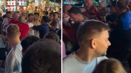 Fethiye'de PSG ve Arsenal taraftarları arasında gerginlik yaşandı