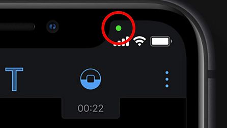 Yeşil nokta telefonlarda güvenlik göstergesi olarak dikkat çekiyor