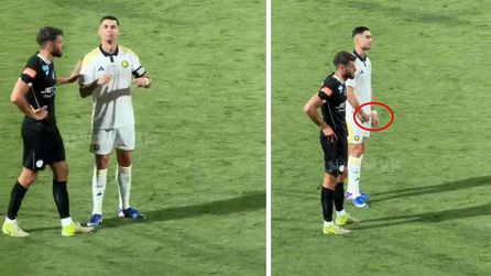 Cristiano Ronaldo'nun Messi tezahüratlarına tepkisi sosyal medyada gündem oldu