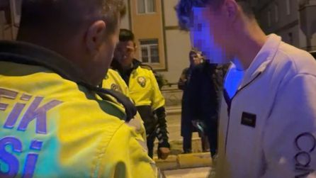 Aksaray'da alkollü sürücü kazaya karıştı, ehliyeti iptal edildi