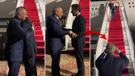 Macron ve Paşinyan Erivan'da duygusal bir veda gerçekleştirdi
