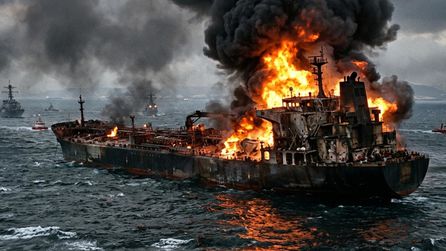 ABD ordusu Umman Körfezi'nde İran petrol tankerine saldırdı