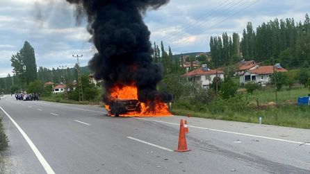Amasya'da Trafik Kazasında Dede ve Torun Hayatını Kaybetti