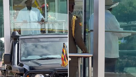 Uganda lideri Museveni tören sırasında olağanüstü koruma aldı