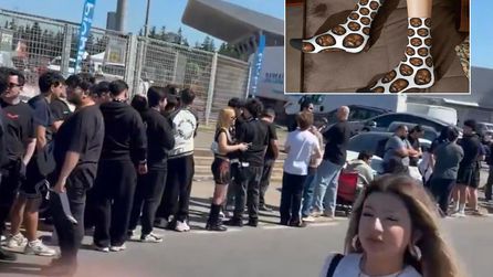 Kanye West konseri öncesi İstanbul'da 2,5 kilometrelik çorap kuyruğu