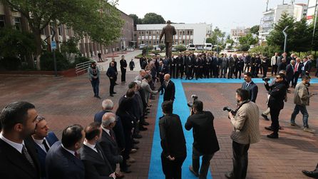 Aydın Valisi Osman Varol için karşılama töreni düzenlendi