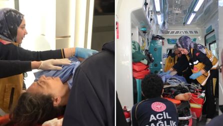 Aksaray'da süt sağarken elektrik akımına kapılan kadın yaralandı
