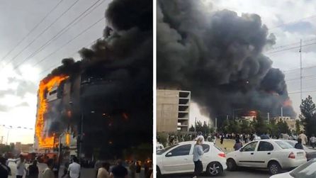 Tahran'daki alışveriş merkezinde yangın: 8 ölü, 36 yaralı