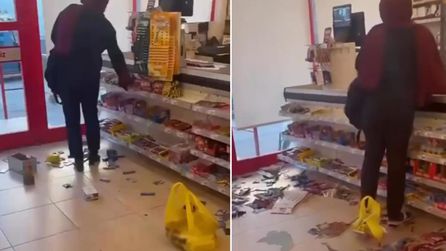 Bursa'da markette sinir krizi geçiren kadın çevreyi paniğe sürükledi
