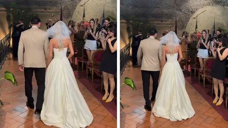 Cengiz Ünder ve Bilge Yenigül Roma'da evlendi