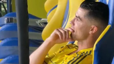 Cristiano Ronaldo, Al Nassr'ın son dakika golü sonrası üzgün anlar yaşadı