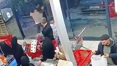 Market çalışanına kafa atan şüpheli tutuklandı