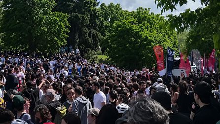 İstanbul Bilgi Üniversitesi'nde protestolar devam ediyor, polis müdahale etti