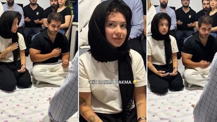 Alevi aileye gelin giden genç kızın nikah anı sosyal medyada yayıldı