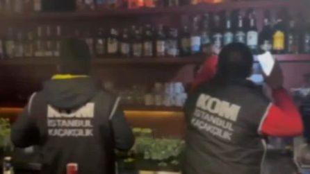 İstanbul'da restoran ve gece kulüplerine sahte içki operasyonu düzenlendi