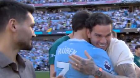 İlkay Gündoğan ve Ederson'un veda anı dikkat çekti
