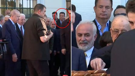 Cumhurbaşkanı Erdoğan, bayramda simit ikram etti