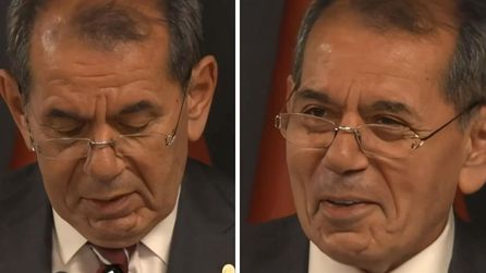 Dursun Özbek'in konuşmasında dikkat çeken dil sürçmesi
