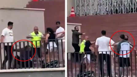 İstanbul'da Galatasaraylı Torreira'ya saldırı anının görüntüleri yayınlandı