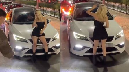 Serdivan'da dans edenlere ceza kesildi ve sosyal medyadan paylaşıldı