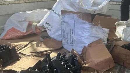 Ankara'da durdurulan TIR'dan ruhsatsız silahlar çıktı