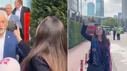 CHP Genel Merkezi Önünde Tartışmalar Büyüdü