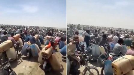 Pakistan'da Yakıt Krizi Sınırda Kalabalık Oluşturdu