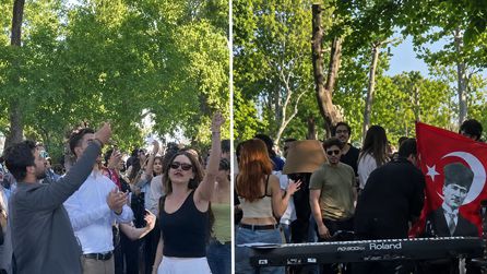 İstanbul Bilgi Üniversitesi'nde kutlama coşkusu yaşandı